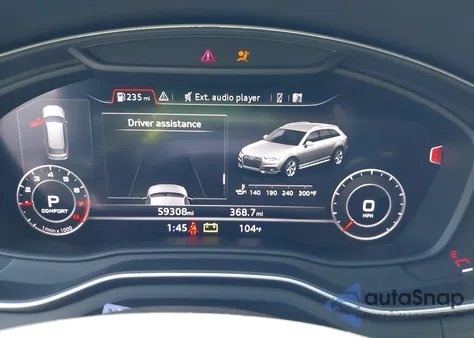 2018 Audi A4 Allroad Premium Plus из США, поврежденный, VIN WA18NAF4XJA223432